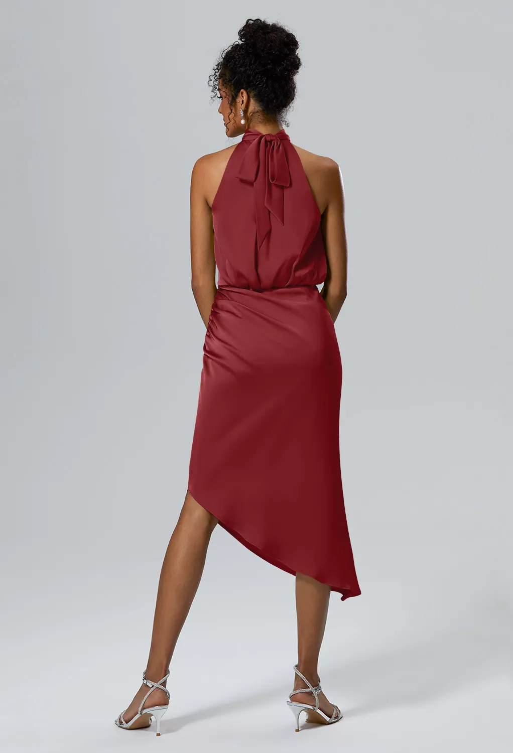 AW Ulrica Burgundy  Spring Wedding Guest Dresses